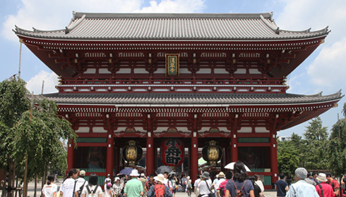 宝蔵門全景
